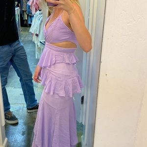 Revolve Majorelle Josephine Dress in Lilac Purple